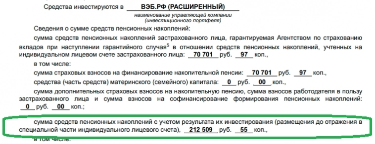 Сапожник - без сапог. Это про меня. Заморожено 212 тыр.будущей пенсии, а ведь их можно пристроить...