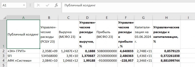Публичные холдинги - обнажаем тайны