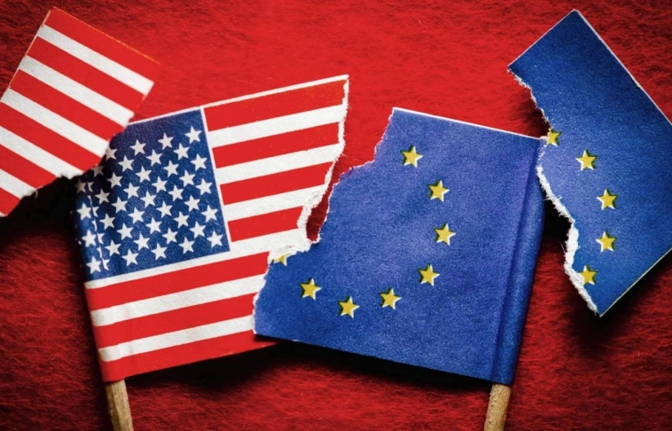 Уже смешно-США и ЕС готовы развязать взаимную торговую войну из-за России.