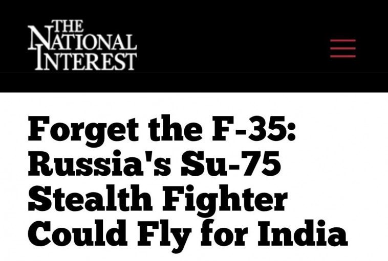 «Шах и мат» Западу. Россия будет производить Су-75 в Индии, вытесняя западных конкурентов, — The National Interest «Шах и мат» Западу. Россия будет производить Су-75 в Индии, вытесняя западных конкурентов, — The National Interest