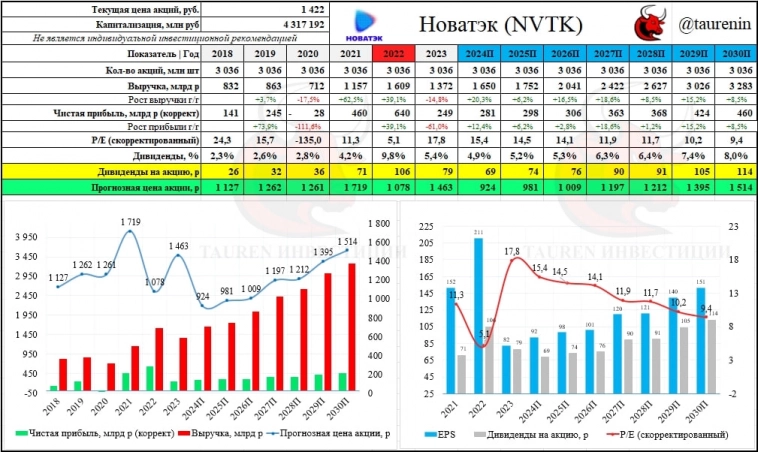 🔋 Новатэк (NVTK) - актуальные проблемы и перспективы