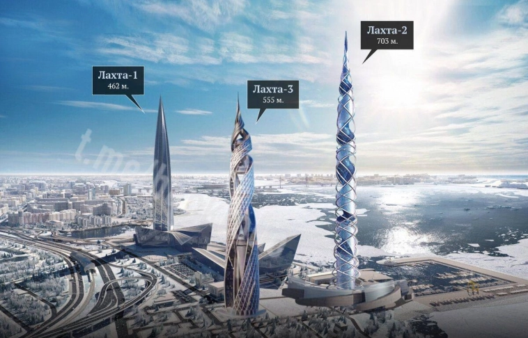 Ещё две высотки в Питере выше Лахта-центра. Ещё две высотки в Питере выше Лахта-центра.