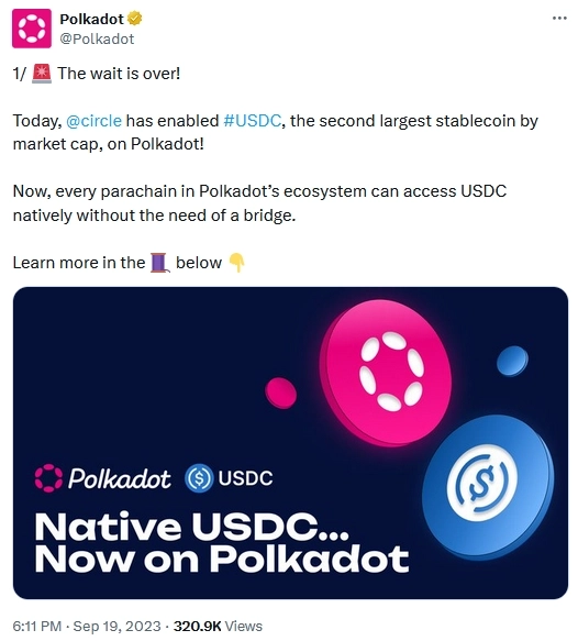 Рекламный бюджет тянет Polkadot на дно