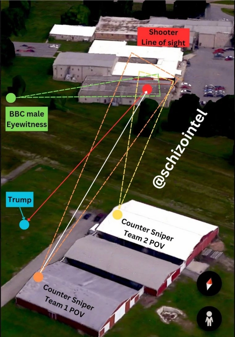 Немного картинок про попытку убийства Трампа