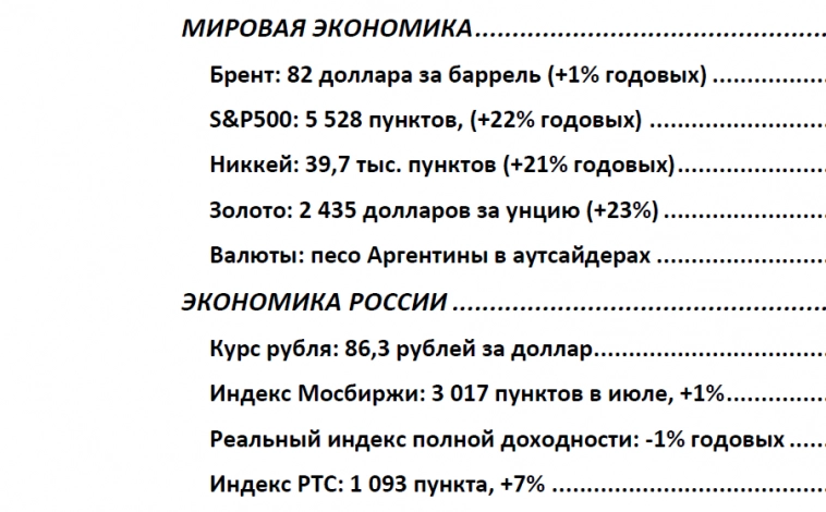 Биржевая сводка № 7 (2024)