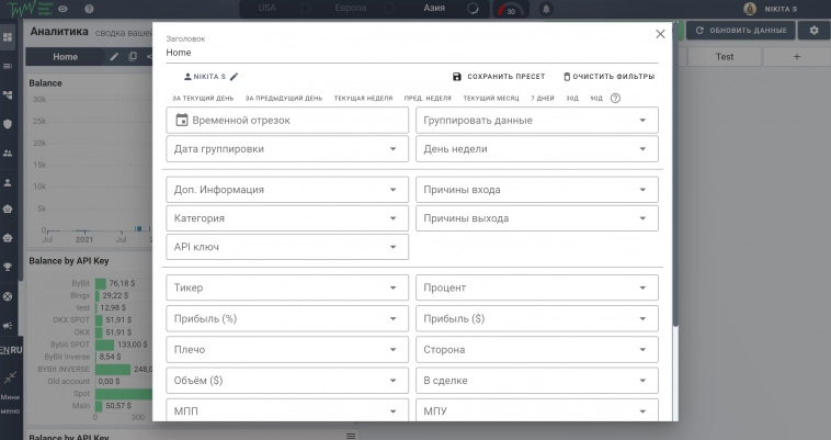 Оптимизация стратегий с помощью TMM: Как использовать фильтры и настройки досок