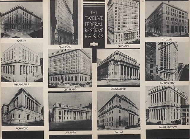 Здания 12-ти банков ФРС (1936)