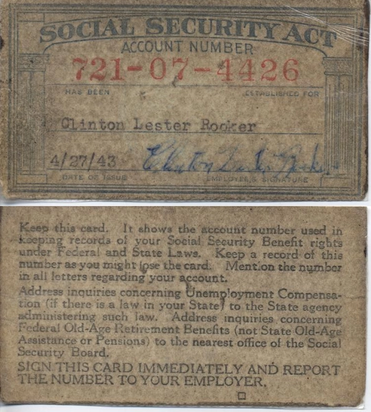 Карта социального страхования (1943)