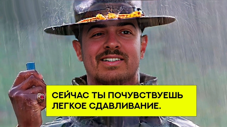 Виктор Кох в образе Майора Пэйна. Кадр из фильма Major Payne (1995) Виктор Кох в образе Майора Пэйна. Кадр из фильма Major Payne (1995)