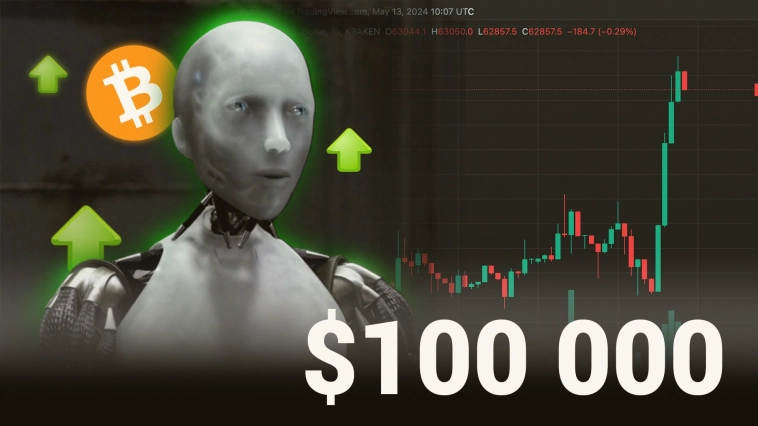 Ждать ли биткоин по $100 000 в 2024 году: прогноз от ИИ