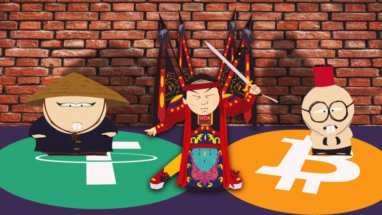 Как китайцы давят на USDT и биткоин Как китайцы давят на USDT и биткоин