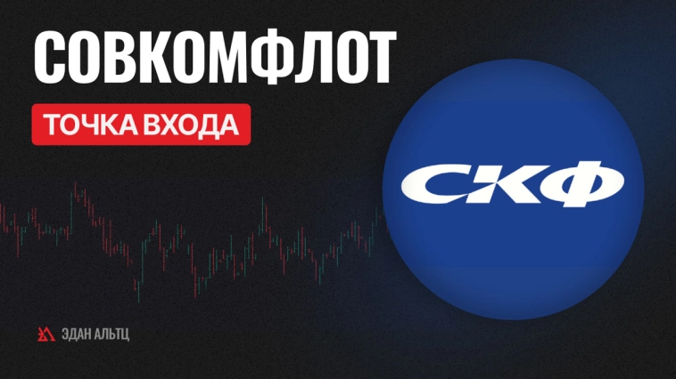 Акции #Совкомфлот #FLOT – точка входа и цели движения вниз #миниобзор