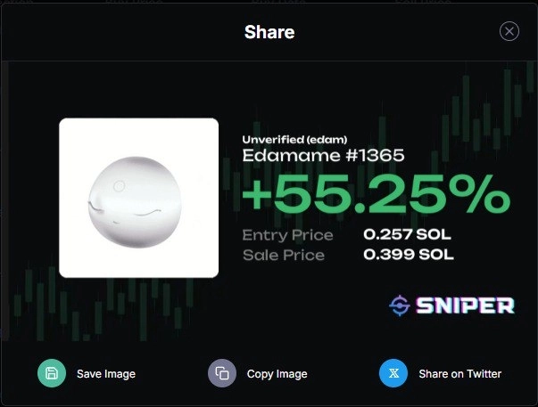 Solana, торговля NFT на magiceden