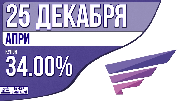 «АПРИ» 25 декабря начнет размещение облигаций объемом 250 млн.₽ «АПРИ» 25 декабря начнет размещение облигаций объемом 250 млн.₽