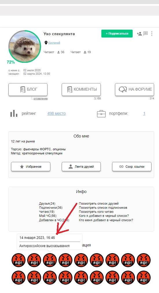 Про негодяев на Смартлабе
