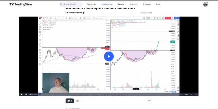 Биткоин повторит полёт Золота!?🚀