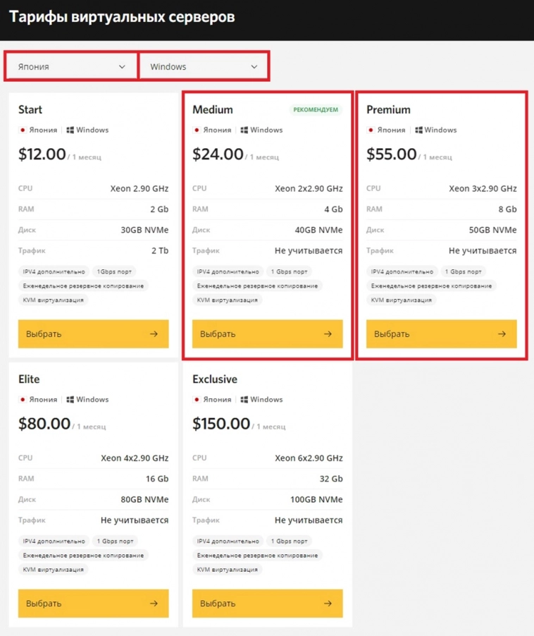 Хороший удалённый сервер в Японии для торговли криптой.