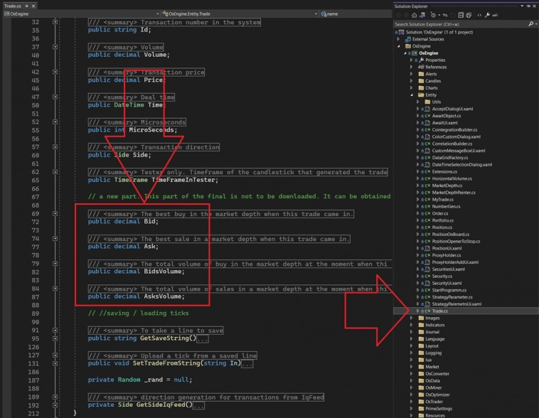 Стандартные настройки коннектора OsEngine.