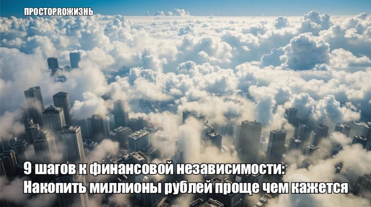 9 шагов к финансовой независимости: Накопить миллионы рублей проще чем кажется 9 шагов к финансовой независимости: Накопить миллионы рублей проще чем кажется