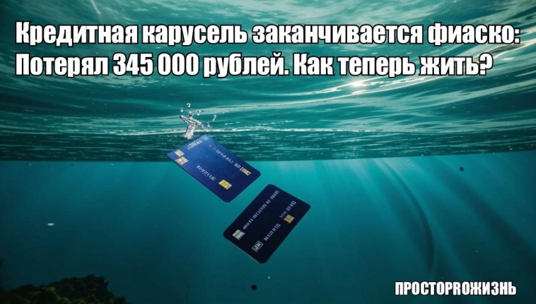 Кредитная карусель заканчивается фиаско: Потерял 345 000 рублей, как теперь жить