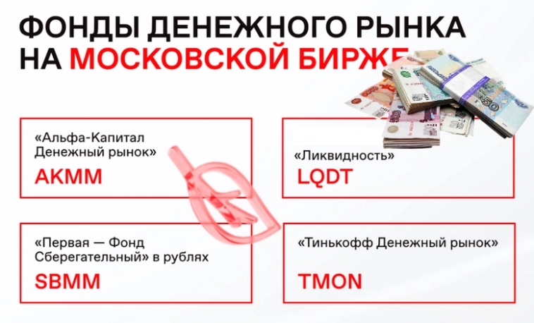 Фонды денежного рынка в рублях на Мосбирже: куда вложить деньги