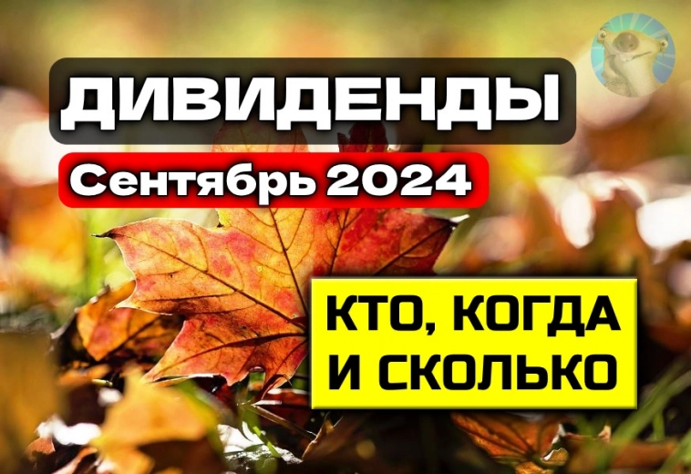 Дивиденды в сентябре 2024: кто заплатит и кто объявит