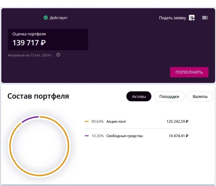 ⚡Finex подразблокировали! Показываю замороженный портфель в КИТ-Финанс