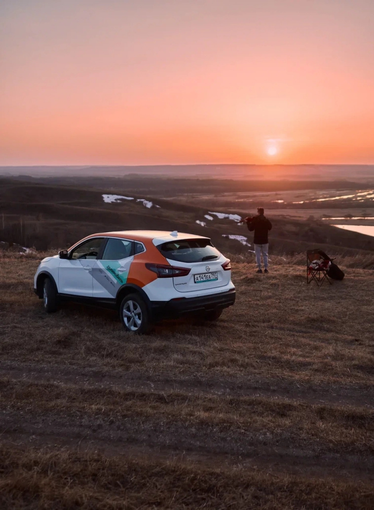 На каршеринге в другой город/путешествие как на своей?