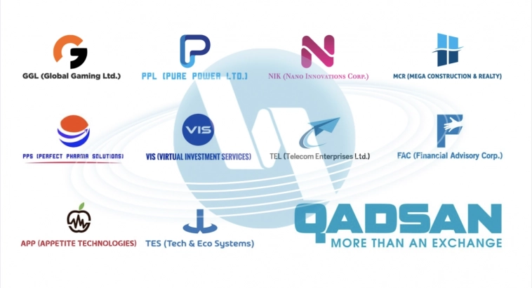 Биржевая игра QADSAN: перспективы заработка на росте токен-акций виртуальных компаний