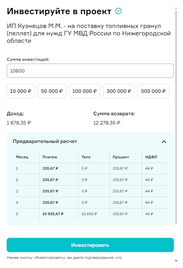 Мой первый опыт инвестиций с BizMall: итоги и новые шаги Мой первый опыт инвестиций с BizMall: итоги и новые шаги