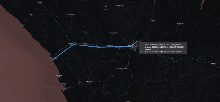 Российская компания Закнефтегазстрой-Прометей построит в Республике Конго нефтепродуктопровод от морского порта Пуэнт-Нуар до столицы страны Браззавиля