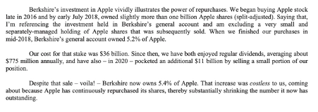 Почему Баффетт приобрёл акции Apple, а не Google, Amazon или Microsoft?