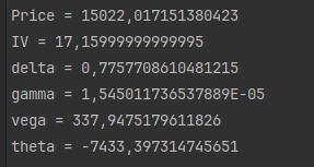 Расчет опционов - как корректно считать Тетту ???.