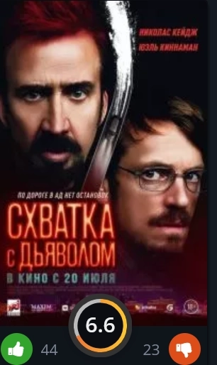 фильм на выходные Схватка с дьяволом (2023)