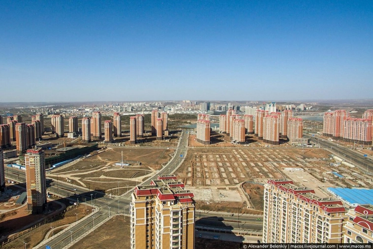 Ордос - самый большой город - призрак в Китае