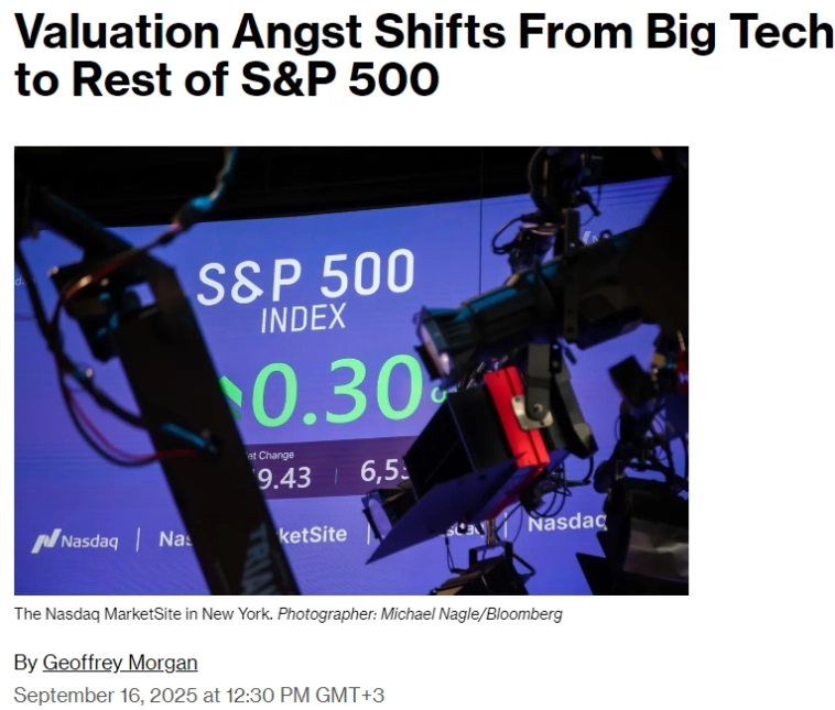 Индекс S&P 500 торгуется по цене, превышающей форвардную прибыль более чем в 27 раз — Bloomberg