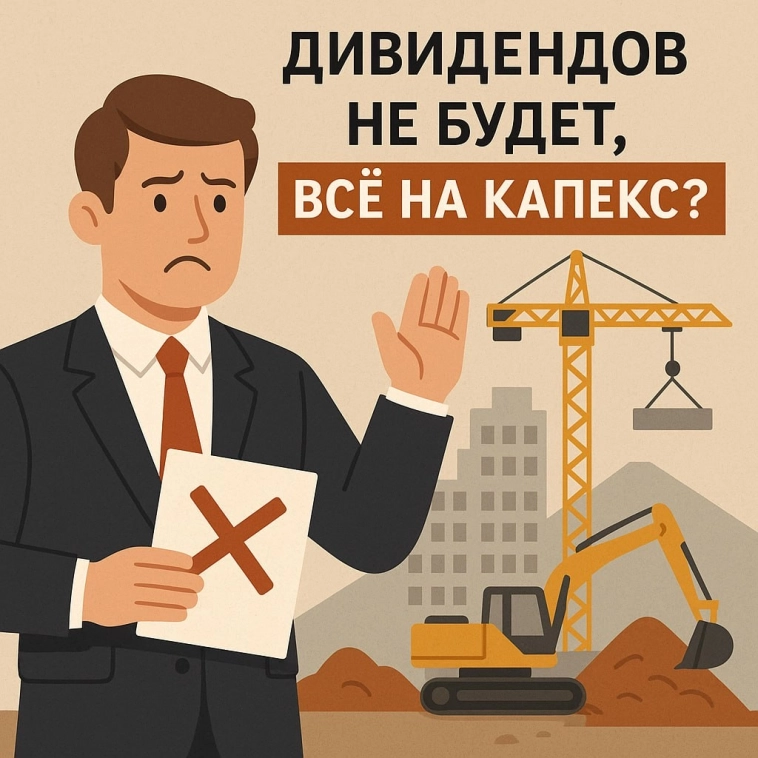 ❌ Дивидендов не будет, все на капекс? ❌ Дивидендов не будет, все на капекс?