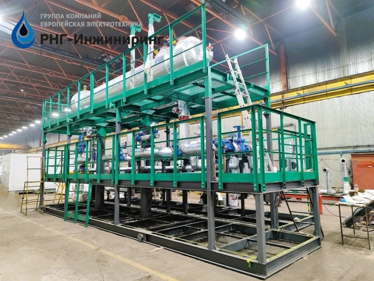 Готовый к отправке блок рекуперационного теплообменника Готовый к отправке блок рекуперационного теплообменника