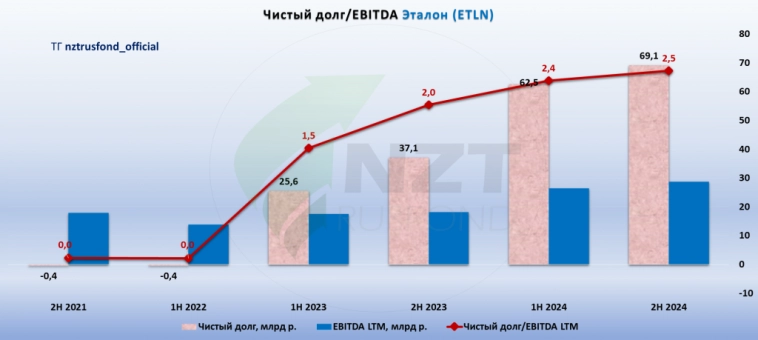 Эталон MOEX:ETLN. Итоги 2024