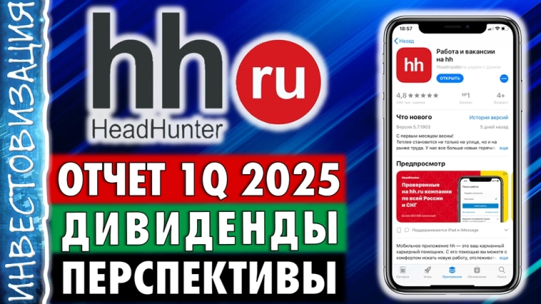 Хэдхантер (HEAD). Отчет 1Q 2025. Дивиденды. Перспективы.