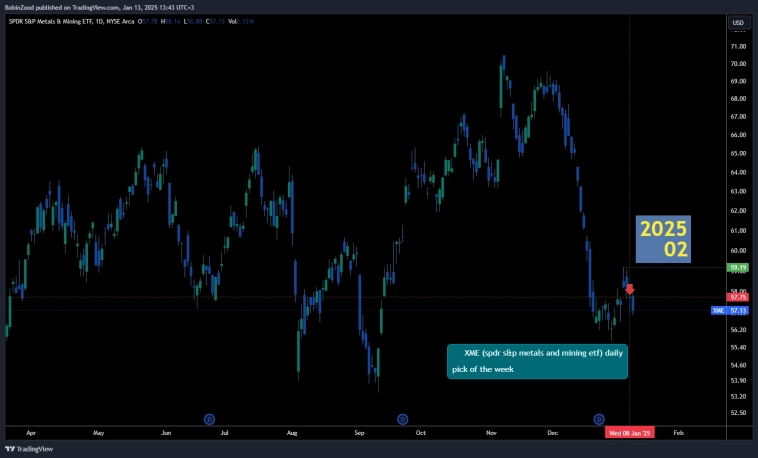 202502 XME spdr s&p metals & mining etf