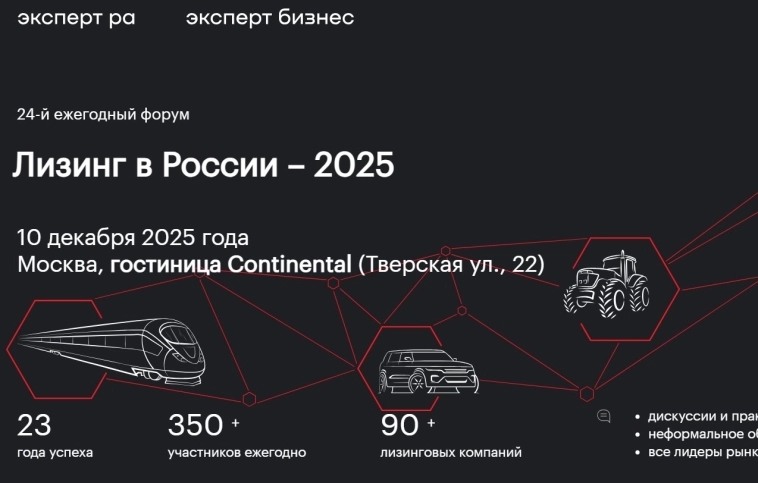 Рэнкинг ЛК: позиции "МСБ-Лизинг" по итогу 9 месяцев 2025 года Рэнкинг ЛК: позиции "МСБ-Лизинг" по итогу 9 месяцев 2025 года