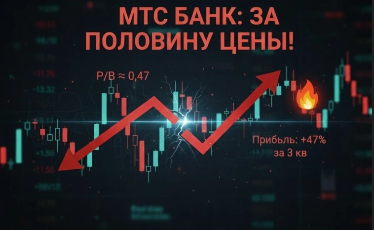 ❗️❗️🏦 МТС Банк – отдают за половину капитала! ❗️❗️🏦 МТС Банк – отдают за половину капитала!