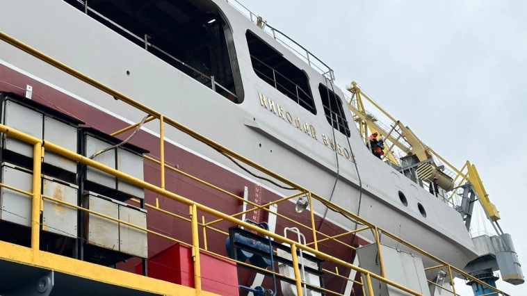 Адмиралтейские верфи спустили на воду патрульный корабль ледового класса «Николай Зубов»....