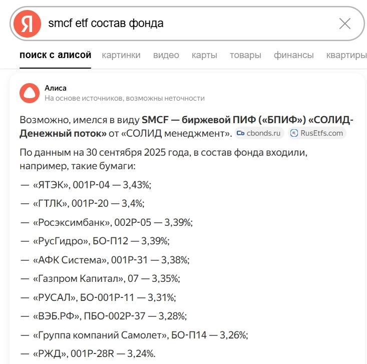 Обзор фонда SMCF ETF ....