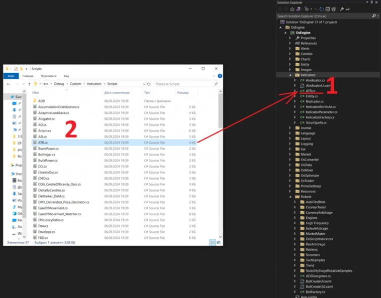 Перенос индикатора в скрипты и обратно. Индикаторы OsEngine #6