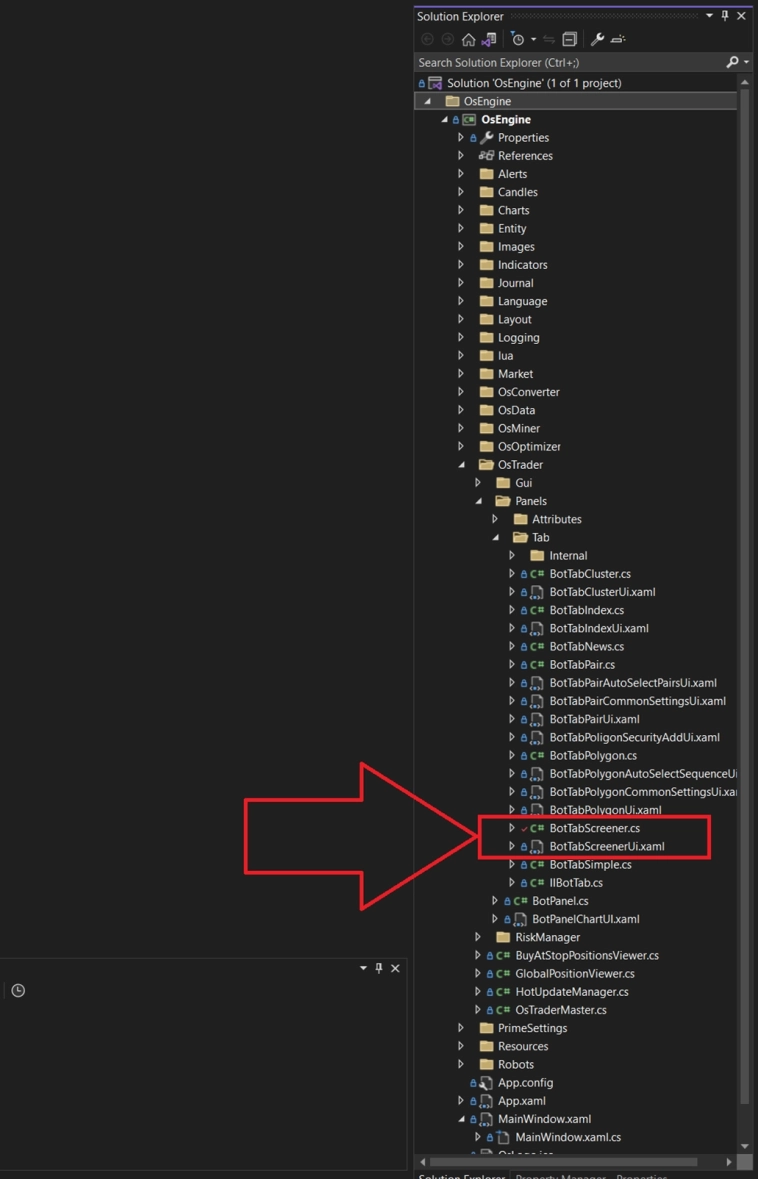 BotTabScreener. Обзор класса. Скринеры #7