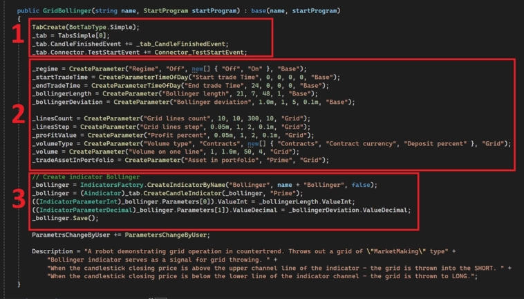 Автосетка по каналу Bollinger. Лонг и Шорт. Контртренд. Робот с открытым кодом. Сетки #11