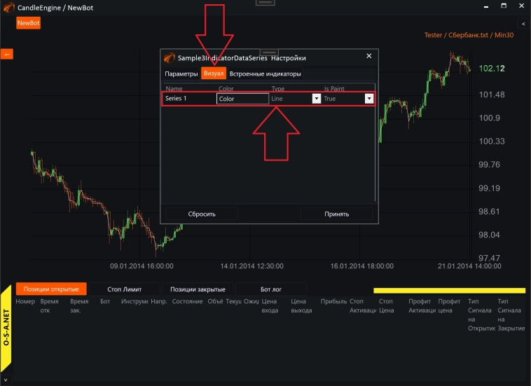 Серии данных индикаторов в OsEngine. Индикаторы OsEngine #4 Серии данных индикаторов в OsEngine. Индикаторы OsEngine #4