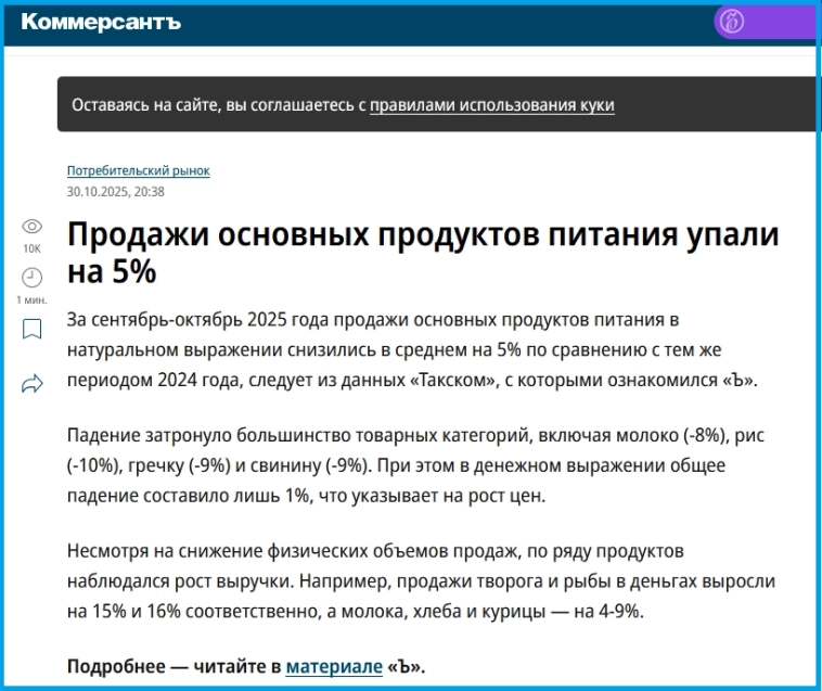 Люди начали экономить на еде? Люди начали экономить на еде?